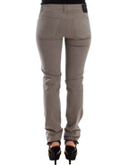 Ermanno Scervino Taupe Beige Slim Jeans Denim Pants Skinny - Zeiniez