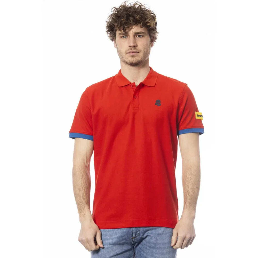 Invicta Red Cotton Men Polo Shirt - Zeiniez