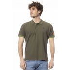 Invicta Green Cotton Men Polo Shirt - Zeiniez