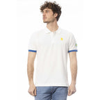 Invicta White Cotton Men Polo Shirt - Zeiniez