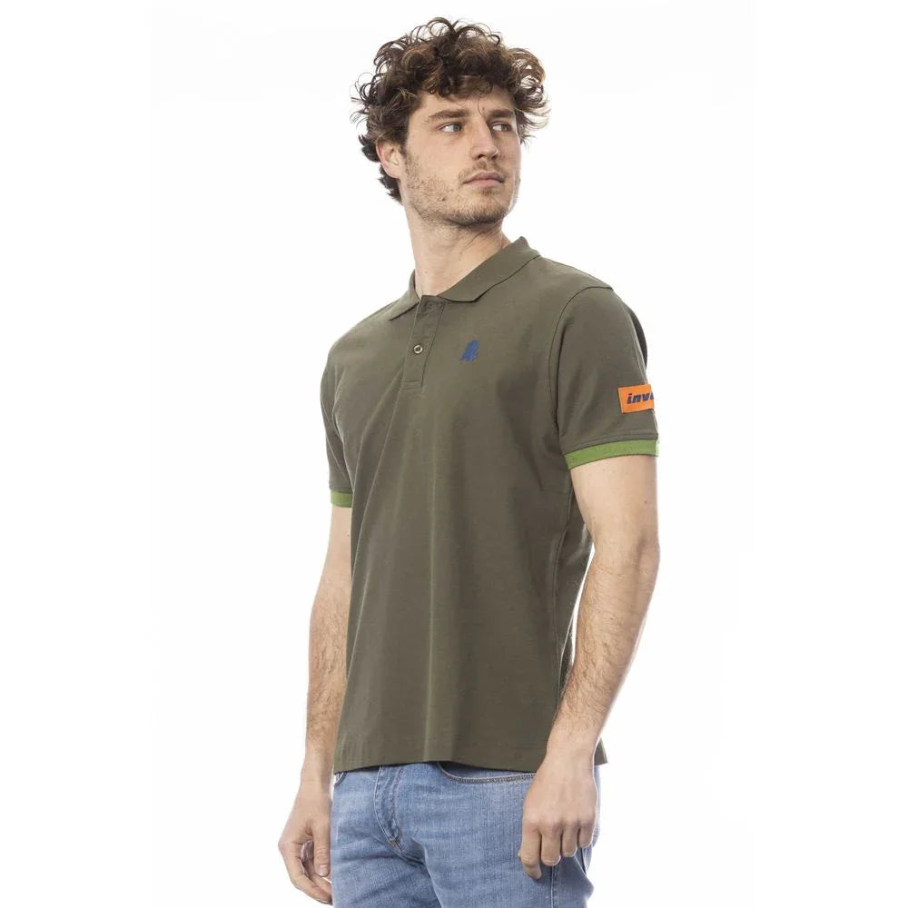 Invicta Green Cotton Men Polo Shirt - Zeiniez