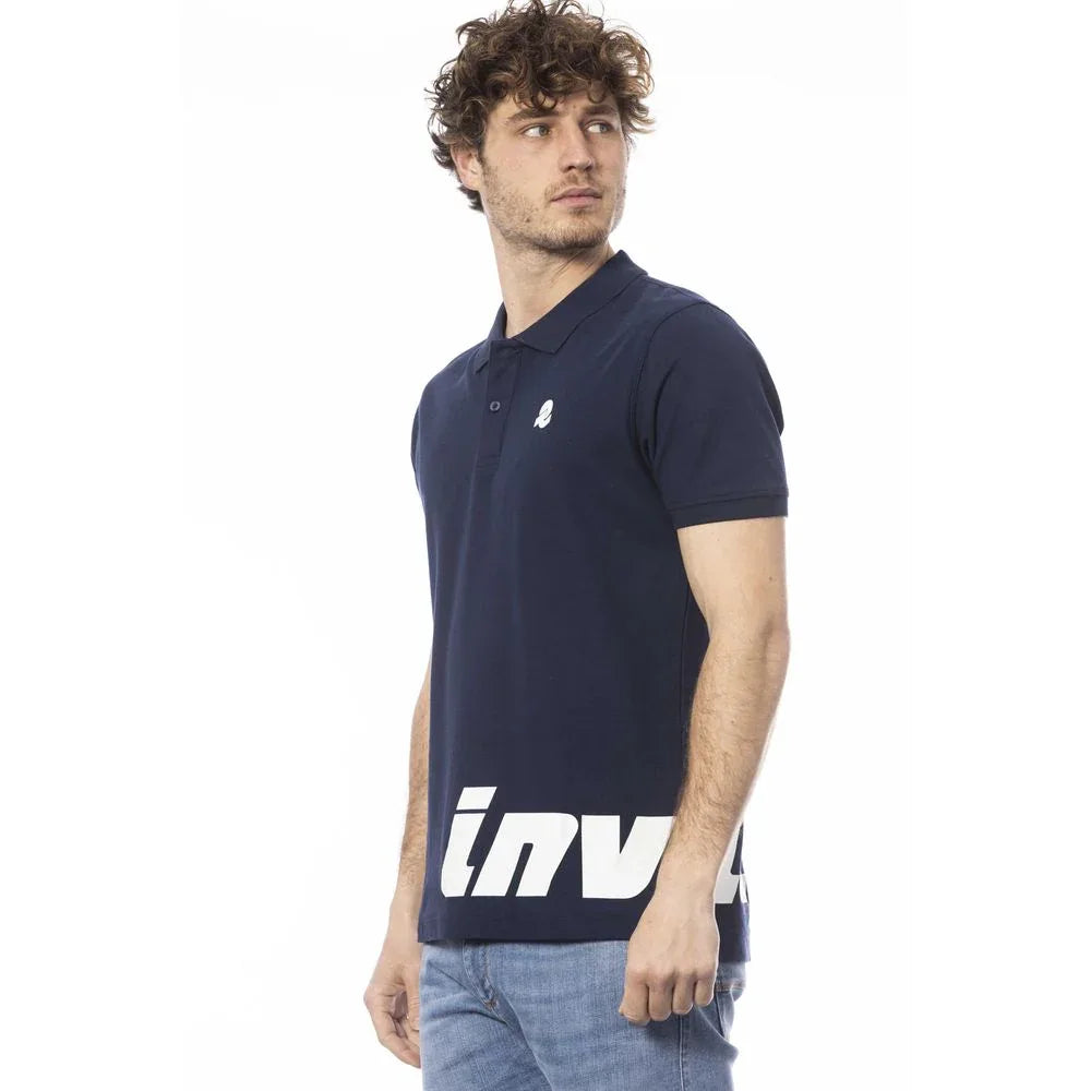 Invicta Blue Cotton Men Polo Shirt - Zeiniez