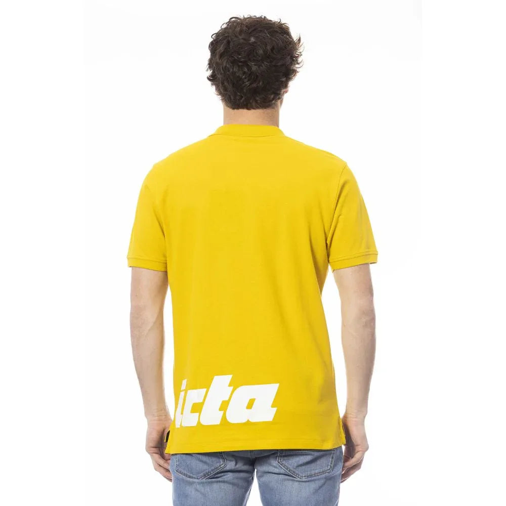 Invicta Yellow Cotton Men Polo Shirt - Zeiniez