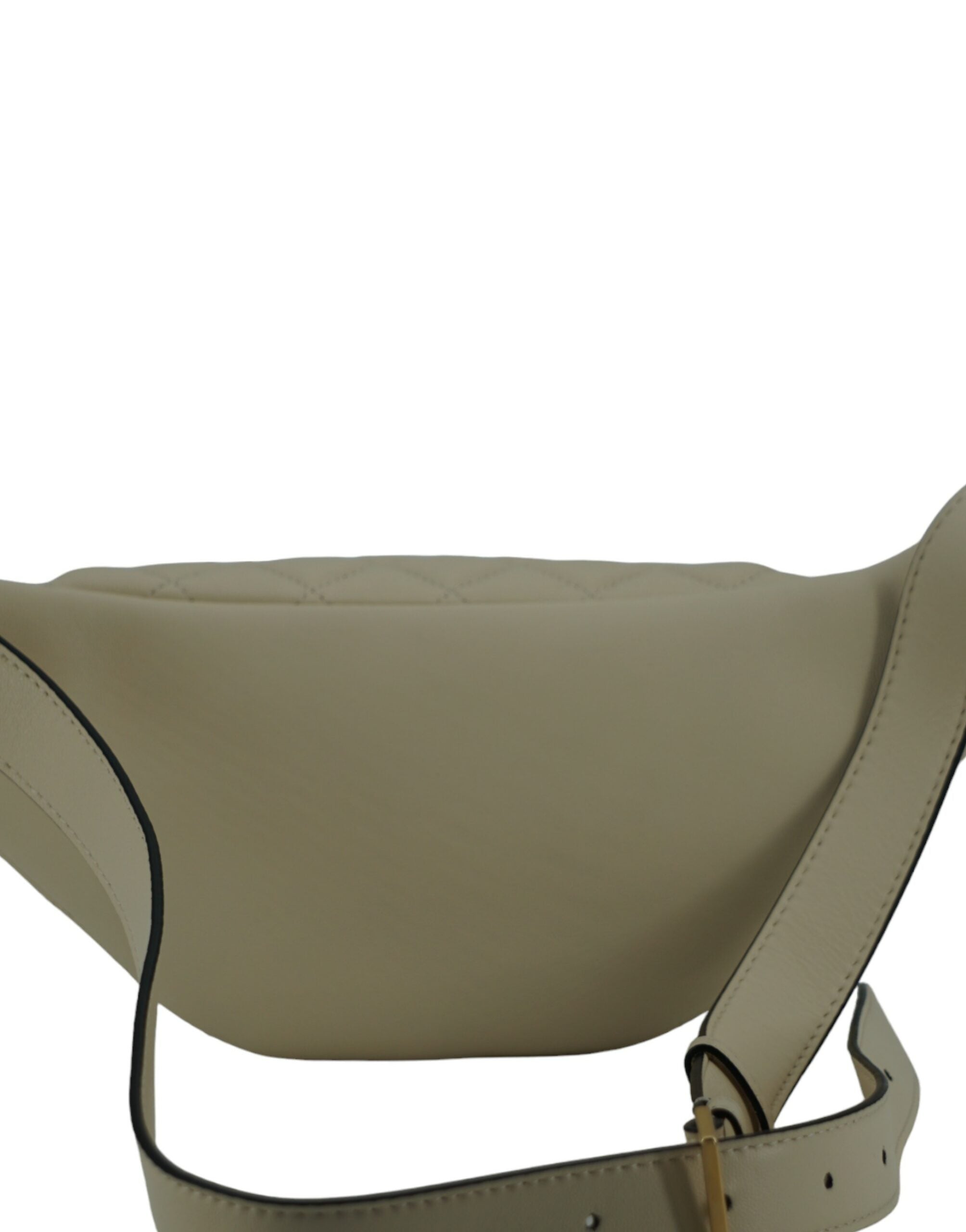 Versace White Lamb Leather Belt Bag - Zeiniez