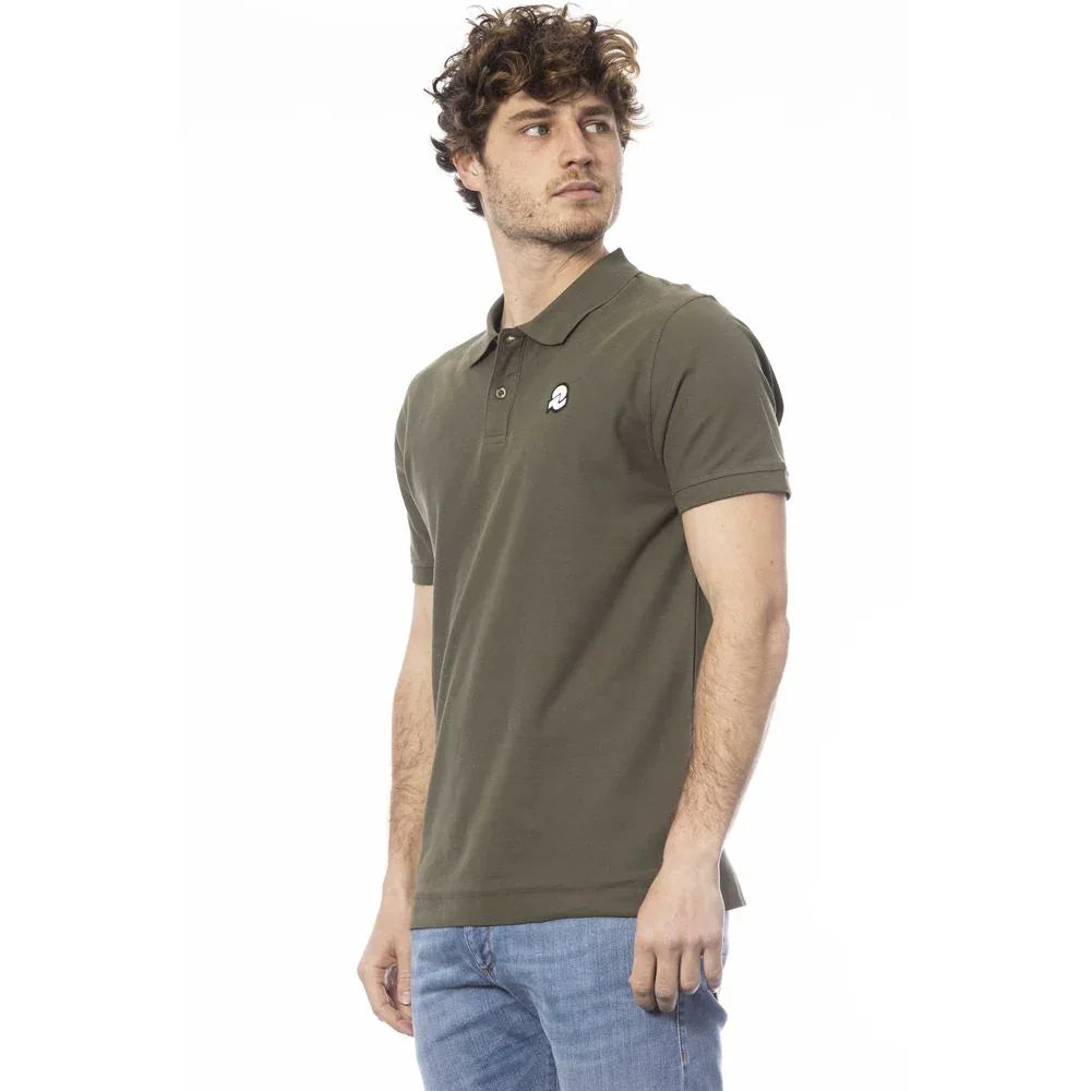 Invicta Green Cotton Men Polo Shirt - Zeiniez