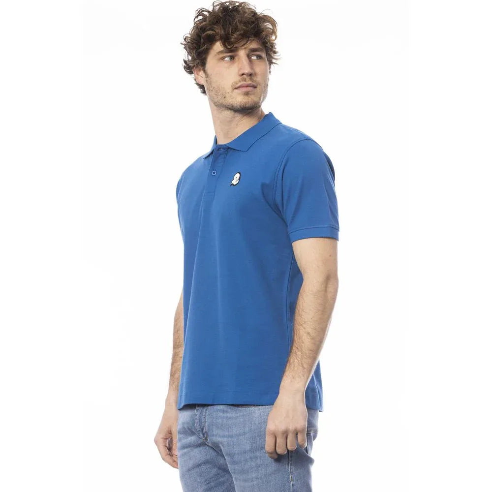 Invicta Blue Cotton Men Polo Shirt - Zeiniez