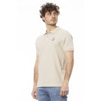 Invicta Beige Cotton Men Polo Shirt - Zeiniez