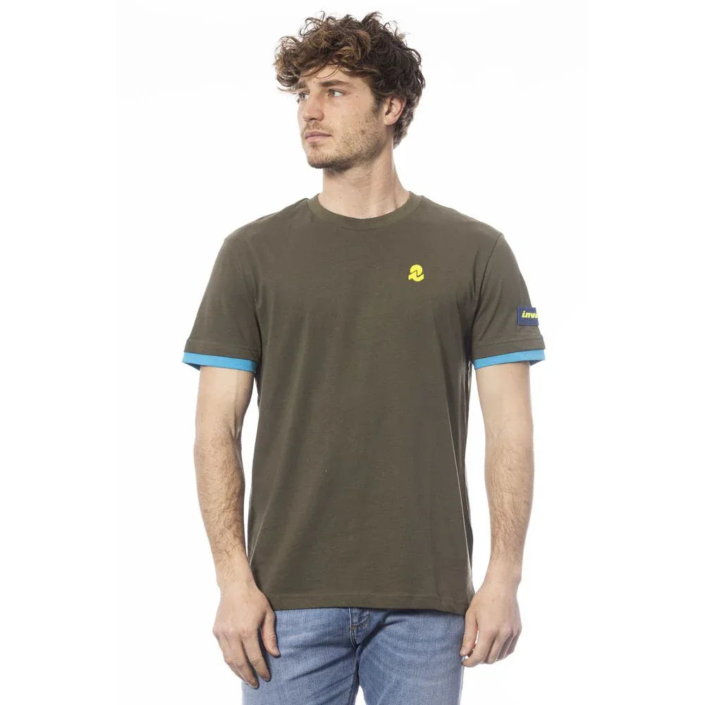 Invicta Green Cotton Men T-Shirt - Zeiniez