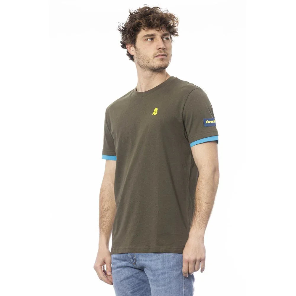 Invicta Green Cotton Men T-Shirt - Zeiniez