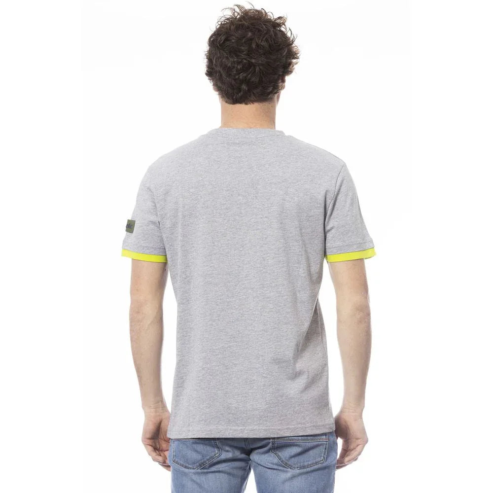 Invicta Gray Cotton Men T-Shirt - Zeiniez