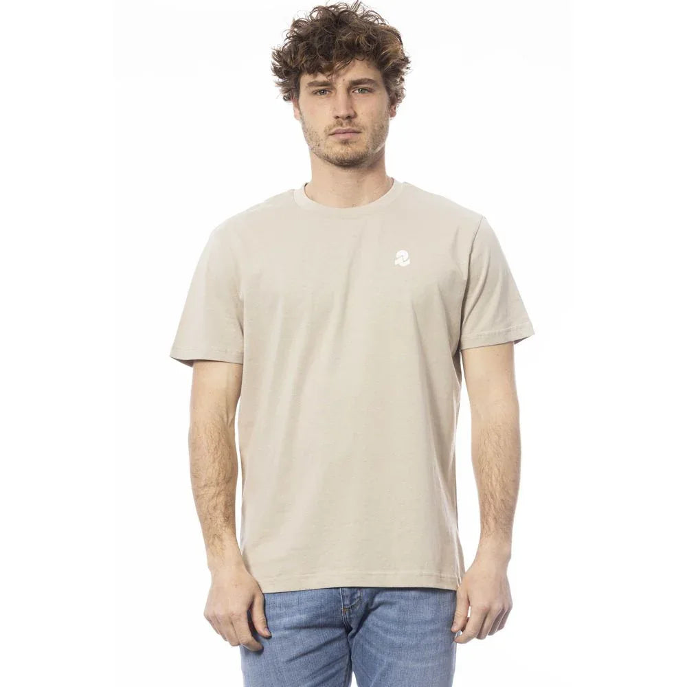 Invicta Beige Cotton Men T-Shirt - Zeiniez