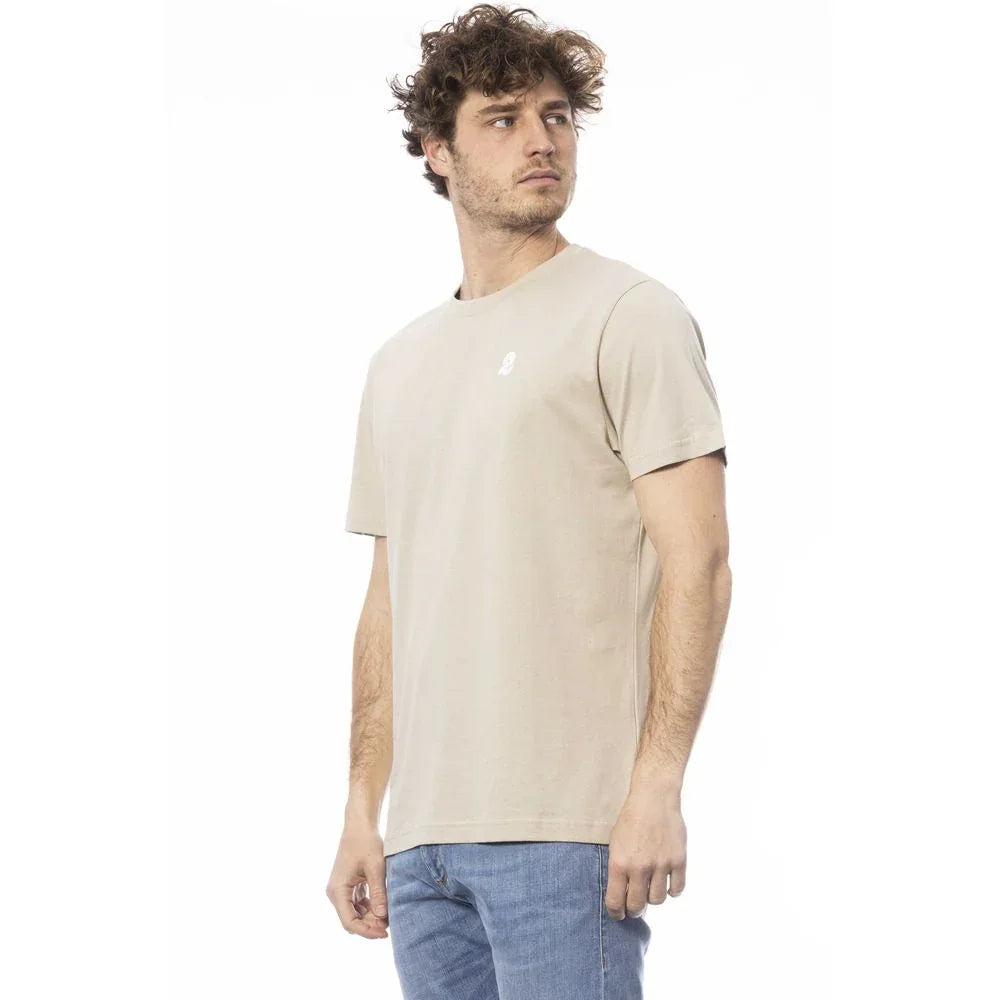 Invicta Beige Cotton Men T-Shirt - Zeiniez