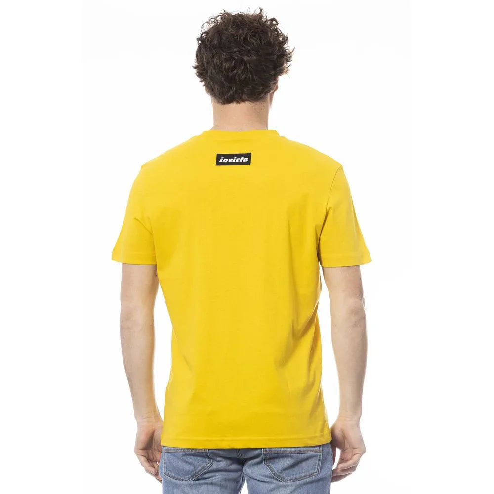 Invicta Yellow Cotton Men T-Shirt - Zeiniez