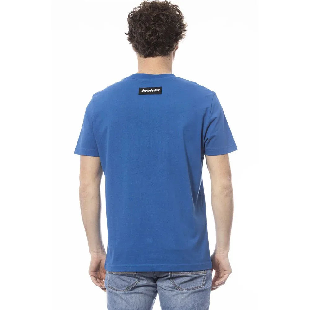 Invicta Blue Cotton Men's T-Shirt - Zeiniez