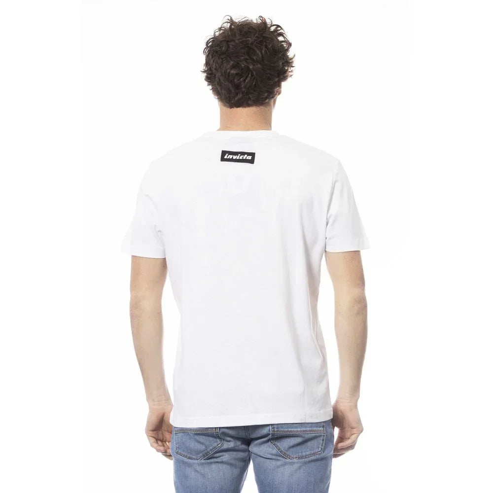 Invicta "White Cotton Men T-Shirt" - Zeiniez