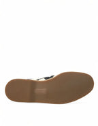 Dolce & Gabbana Beige Black Striped Canvas Espadrilles MONDELLO Shoes - Zeiniez