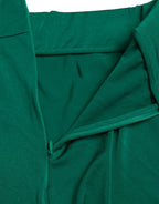 Dolce & Gabbana Green Nylon Stretch Slim Leggings Pants - Zeiniez