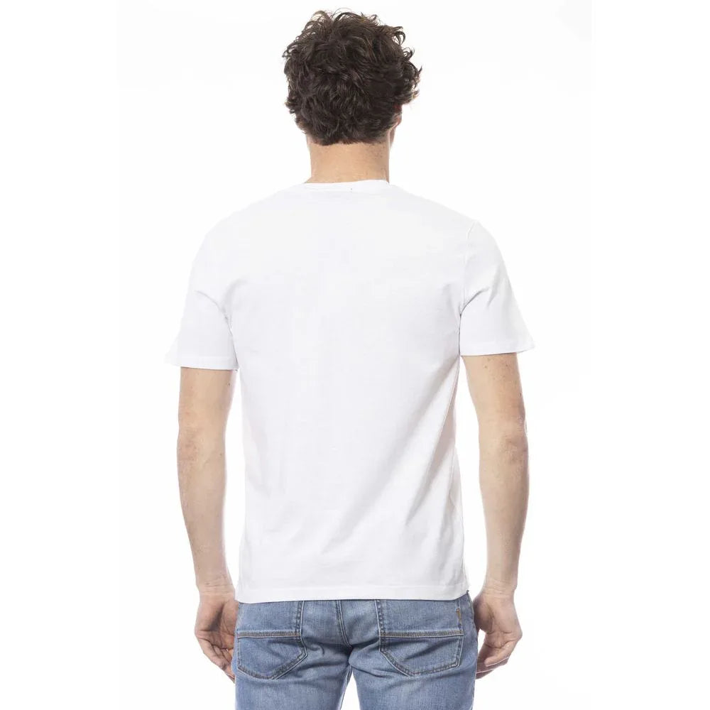 Ungaro Sport White Cotton Men T-Shirt - Zeiniez
