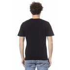 Ungaro Sport Black Cotton Men T-Shirt - Zeiniez