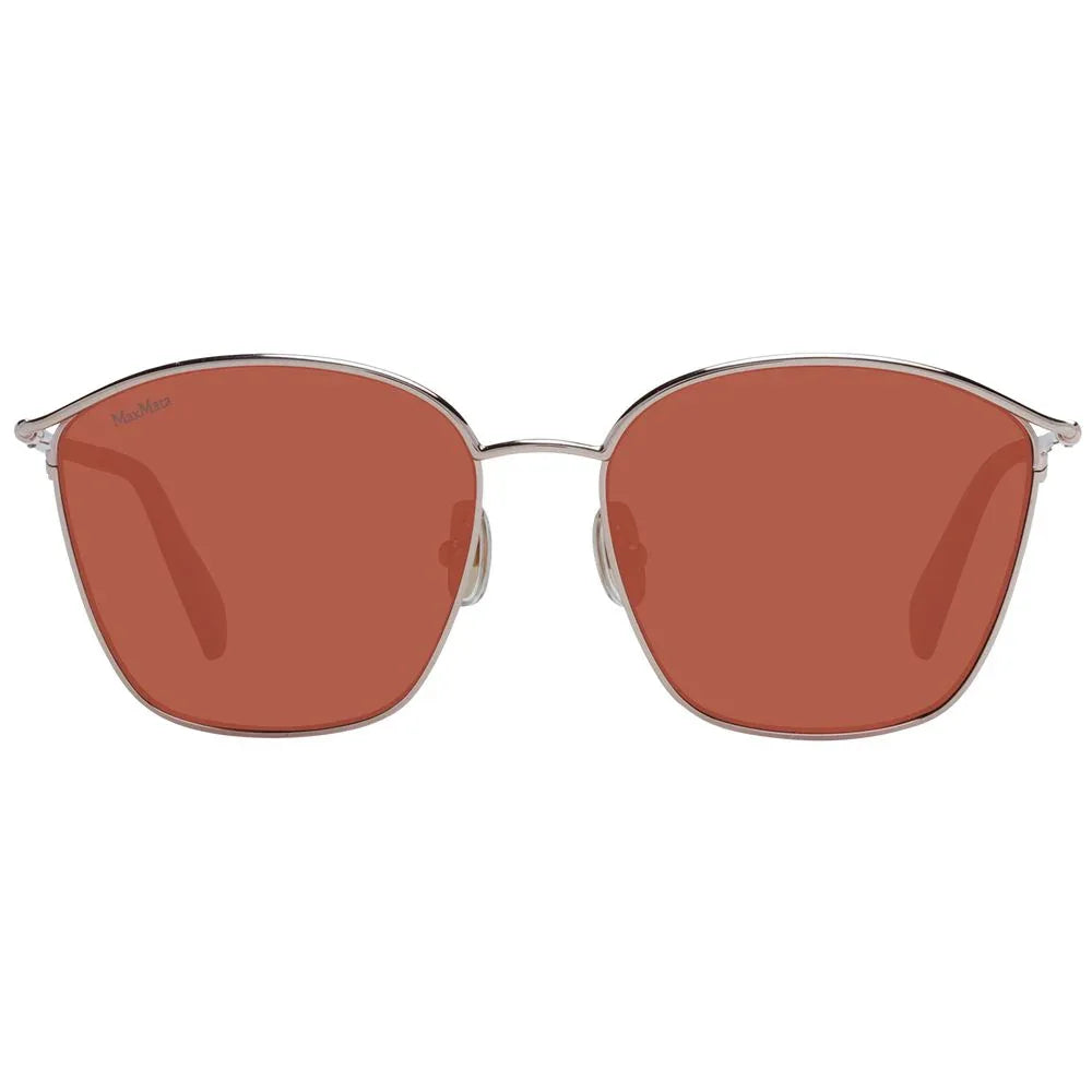 Max Mara Rose Gold Metal Sunglasses - Zeiniez