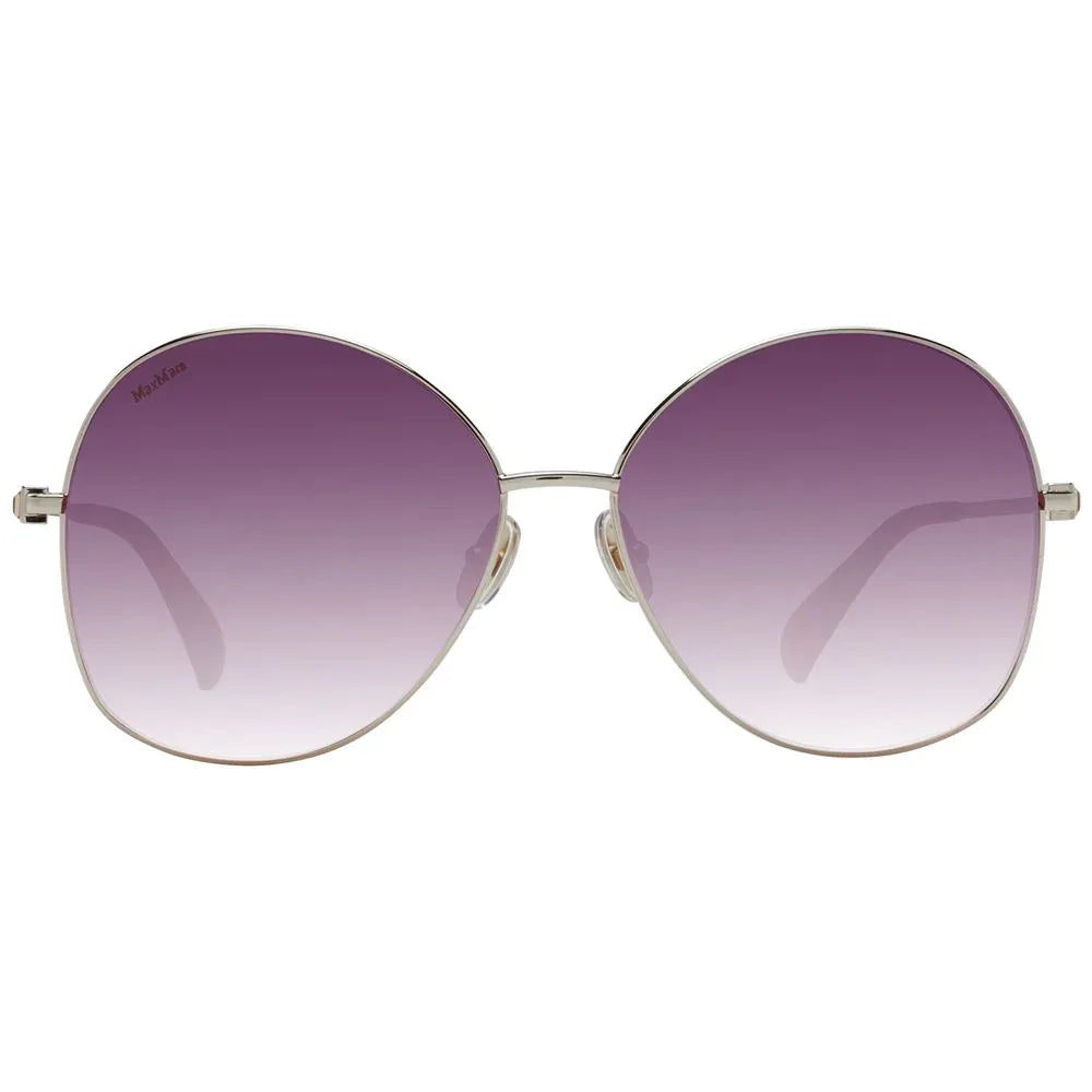 Max Mara Gold Metal Sunglasses - Zeiniez