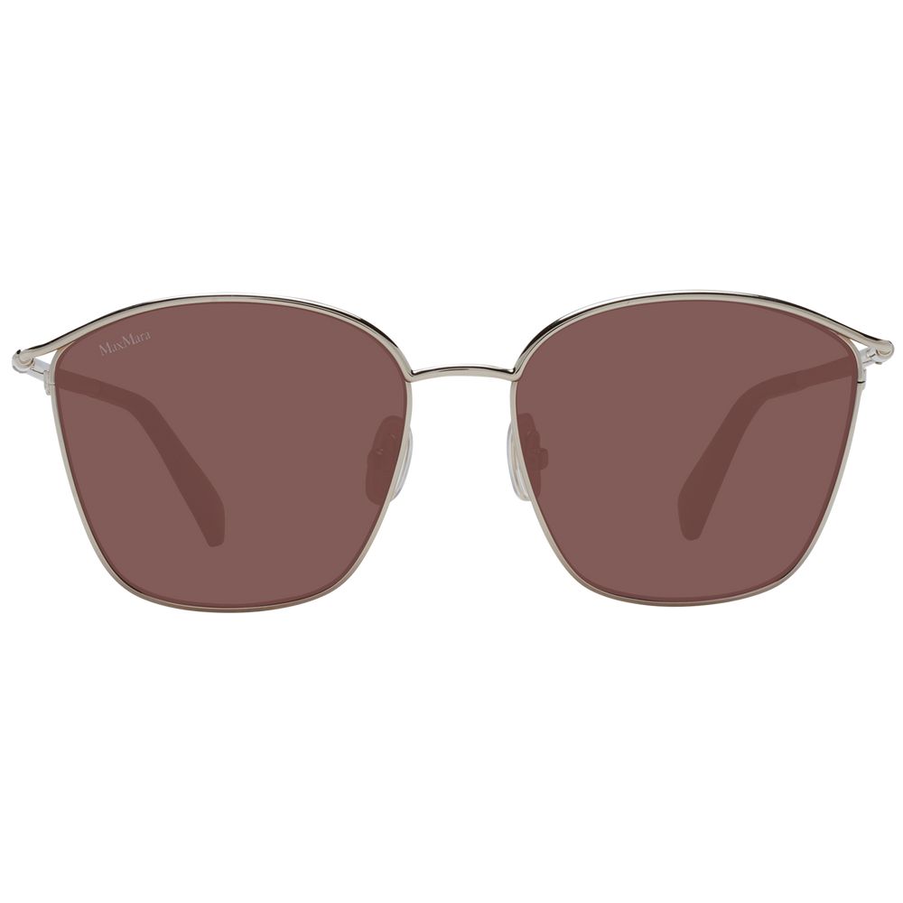 Max Mara Gold Metal Sunglasses