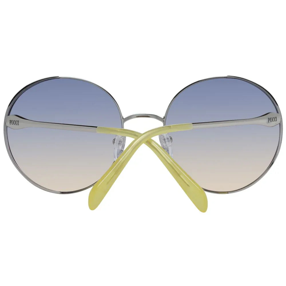 Emilio Pucci Silver Metal Sunglasses - Zeiniez