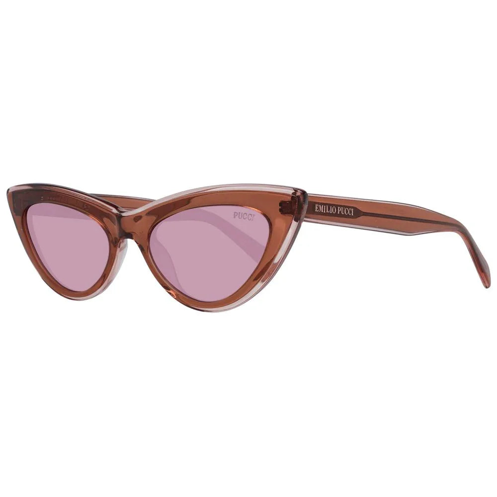 Emilio Pucci Brown Plastic Sunglasses - Zeiniez