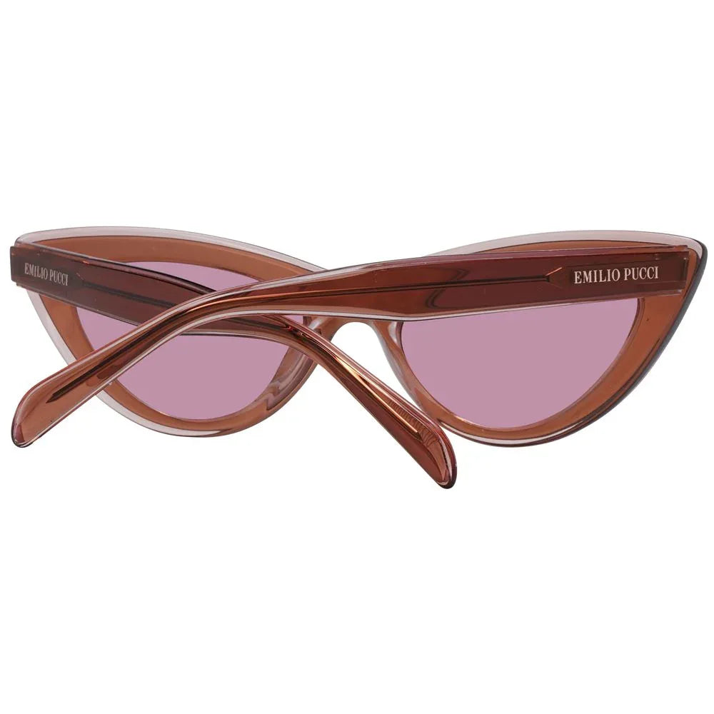 Emilio Pucci Brown Plastic Sunglasses - Zeiniez