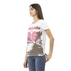Trussardi Action White Cotton Women T-Shirt - Zeiniez