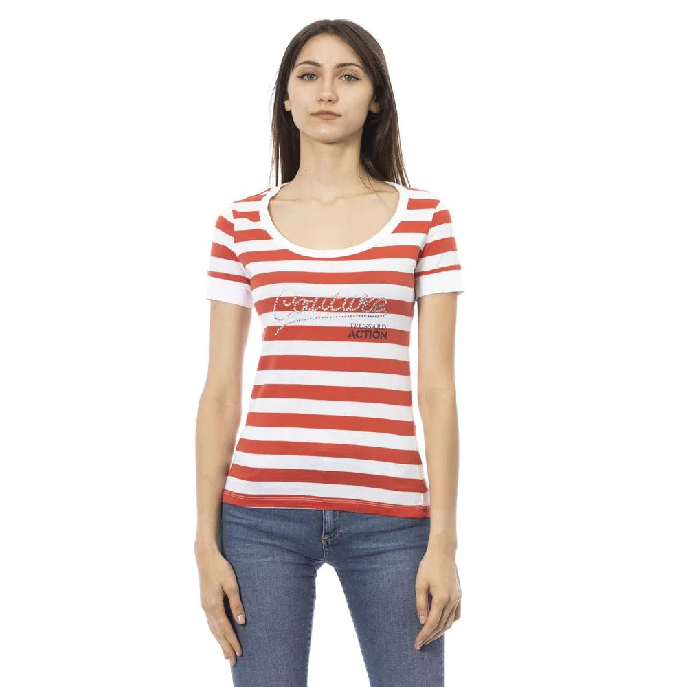 Trussardi Action Multicolor Cotton Women T-Shirt - Zeiniez