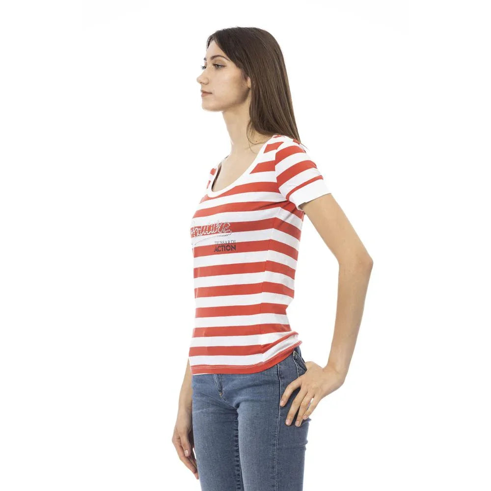 Trussardi Action Multicolor Cotton Women T-Shirt - Zeiniez