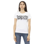 Trussardi Action White Cotton Women T-Shirt - Zeiniez