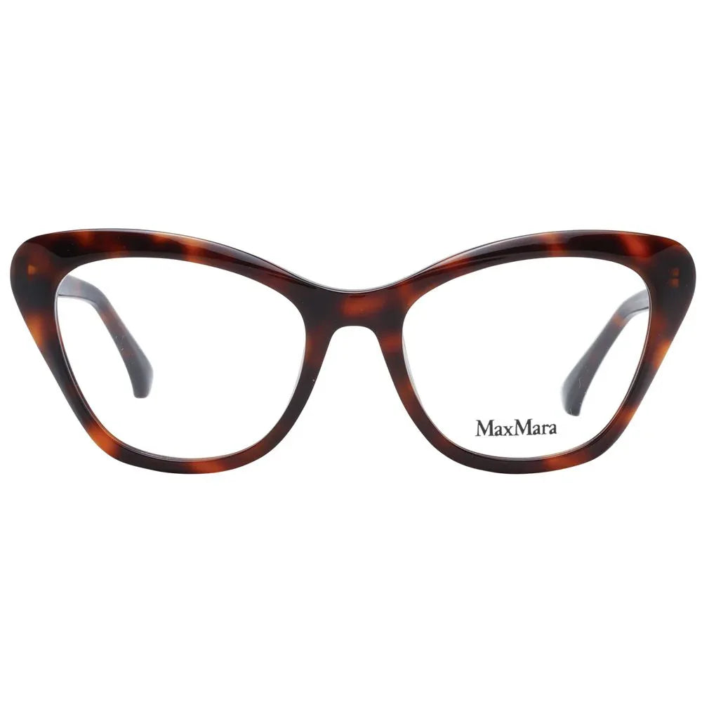 Max Mara Brown Plastic Glasses (Frames) - Zeiniez