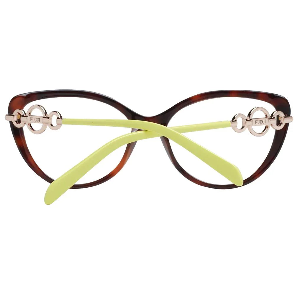 Emilio Pucci Brown Plastic Glasses (Frames) - Zeiniez