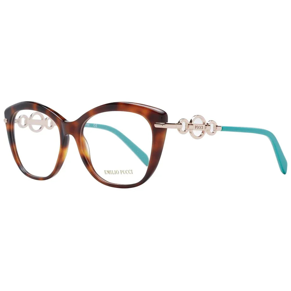 Emilio Pucci Brown Plastic Glasses (Frames) - Zeiniez