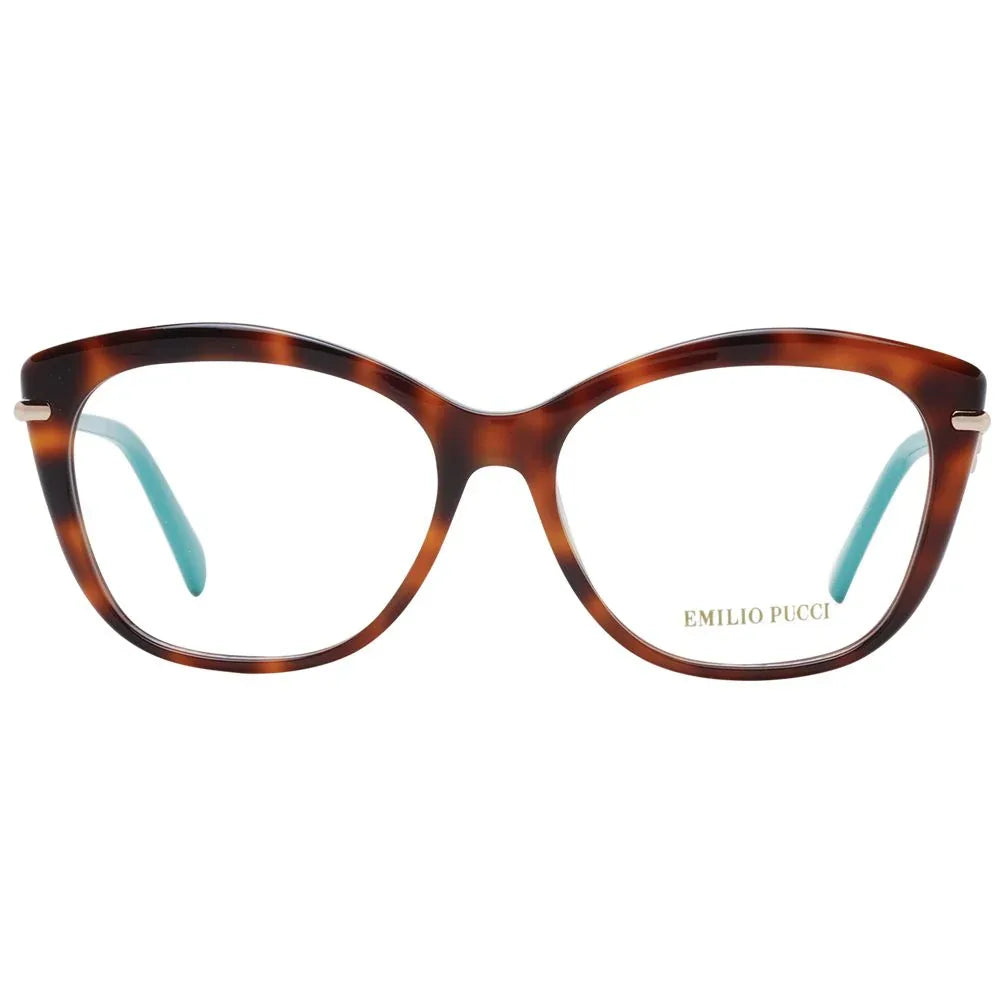 Emilio Pucci Brown Plastic Glasses (Frames) - Zeiniez