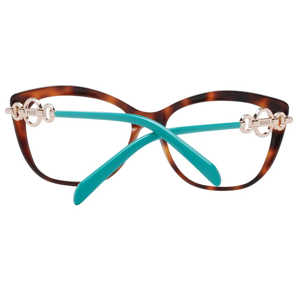 Emilio Pucci Brown Plastic Glasses (Frames) - Zeiniez
