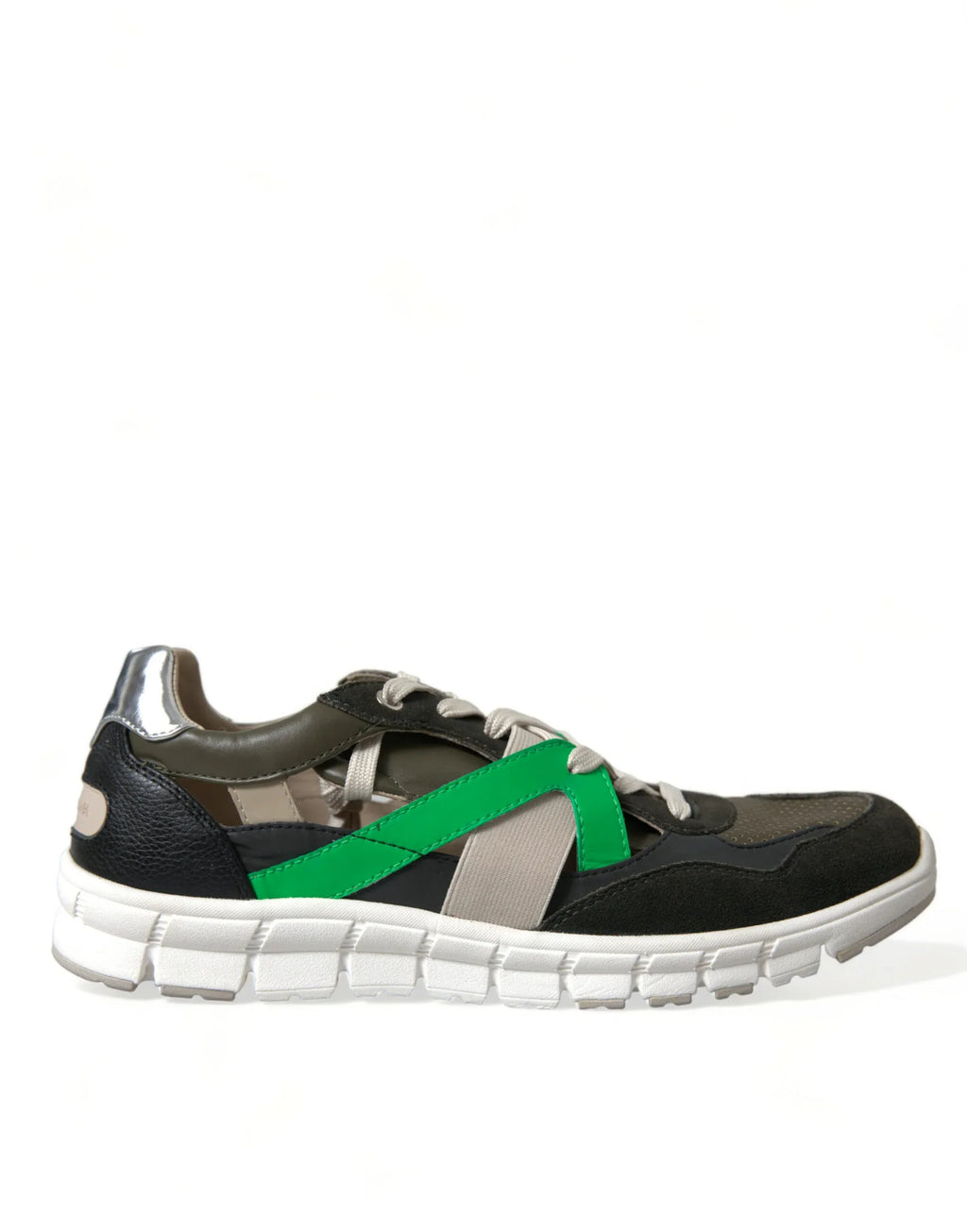 Dolce & Gabbana Multicolor Leather Suede Low Top Sneakers Shoes - Zeiniez