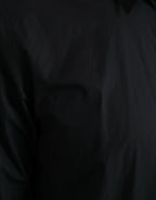 Dolce & Gabbana Navy Blue Cotton Collared Formal Dress Shirt - Zeiniez