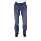Trussardi Jeans Blue Cotton Men Jeans - Zeiniez