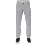 Trussardi Jeans Gray Cotton Men Jeans - Zeiniez