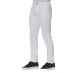 Trussardi Jeans White Cotton Men Jeans - Zeiniez