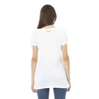 Just Cavalli White Cotton Women T-Shirt - Zeiniez