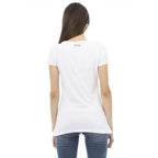 Just Cavalli White Cotton Women T-Shirt - Zeiniez