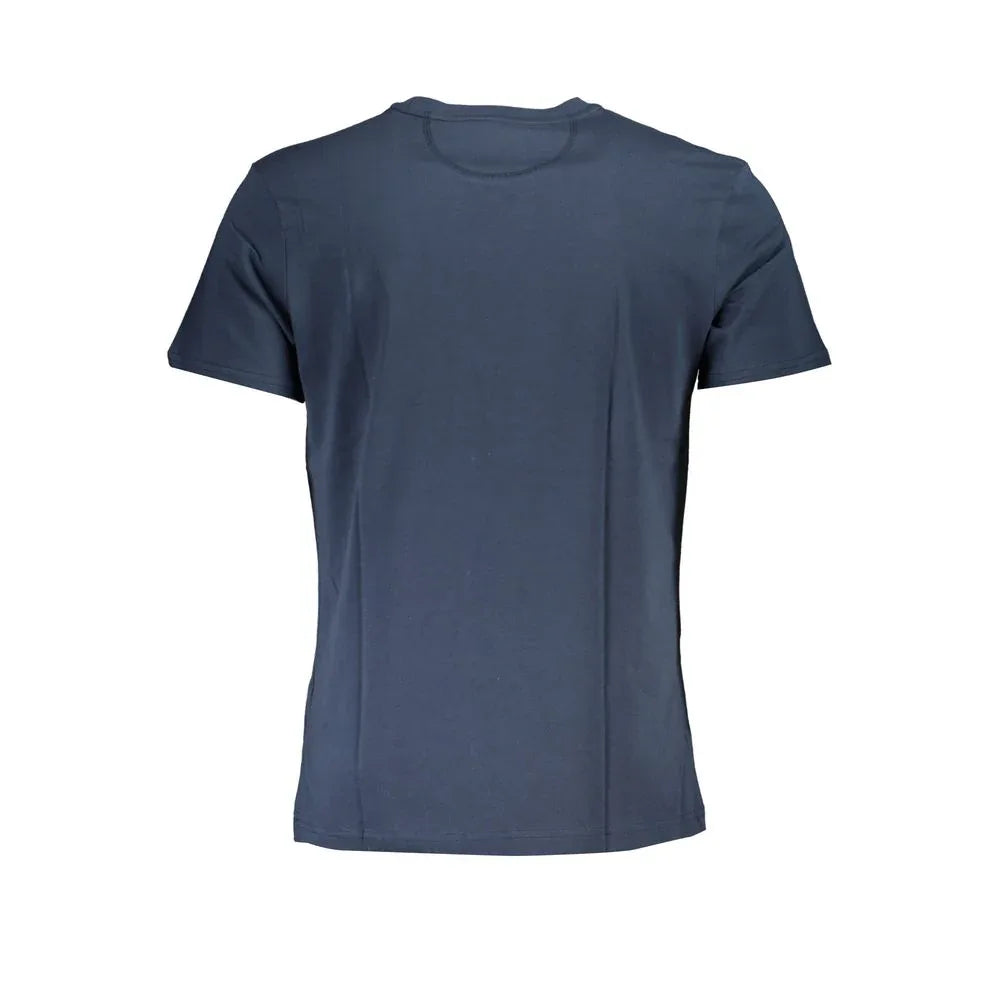La Martina Blue Cotton T-Shirt - Zeiniez