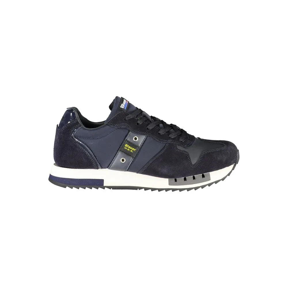 Blauer Blue Polyester Sneaker - Zeiniez