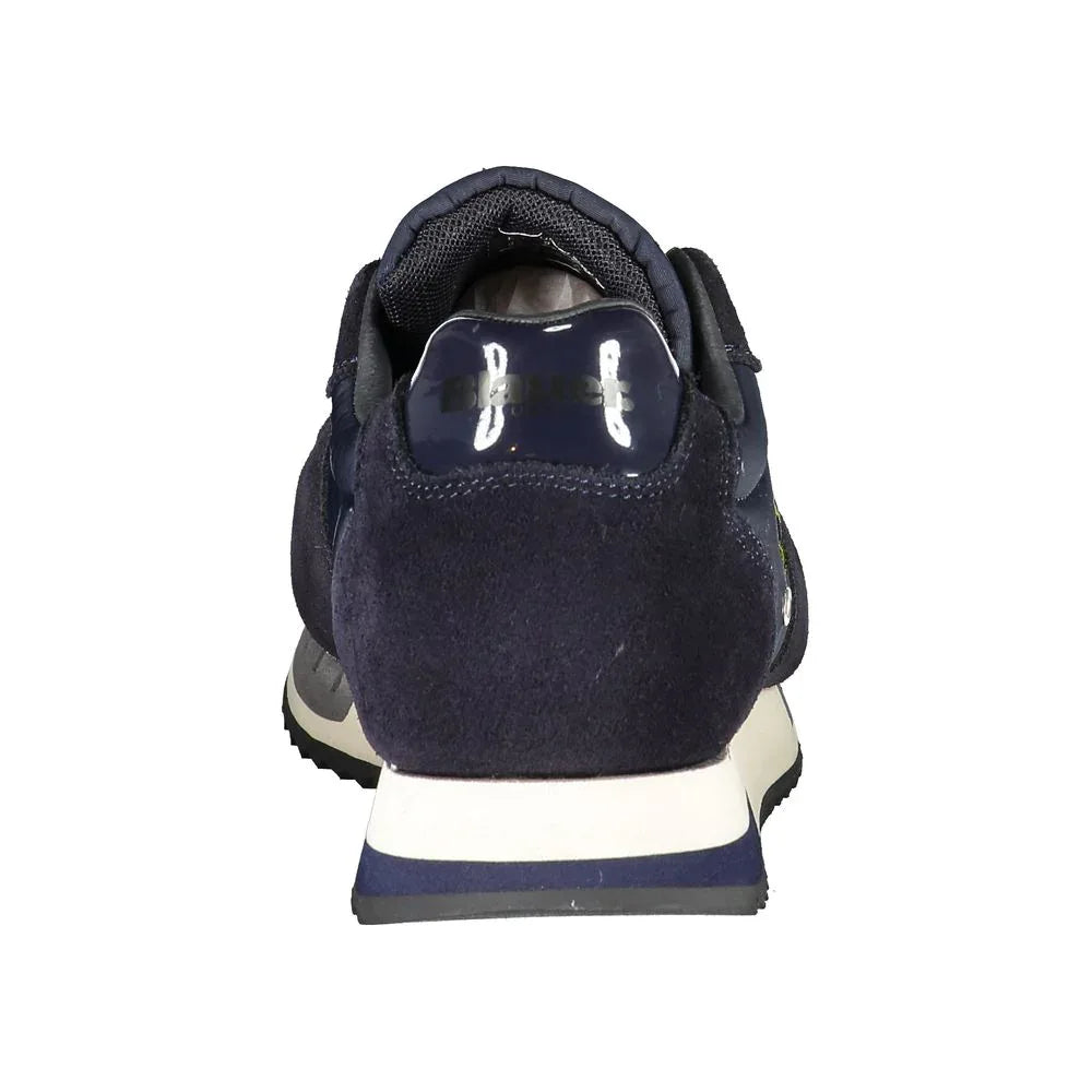Blauer Blue Polyester Sneaker - Zeiniez