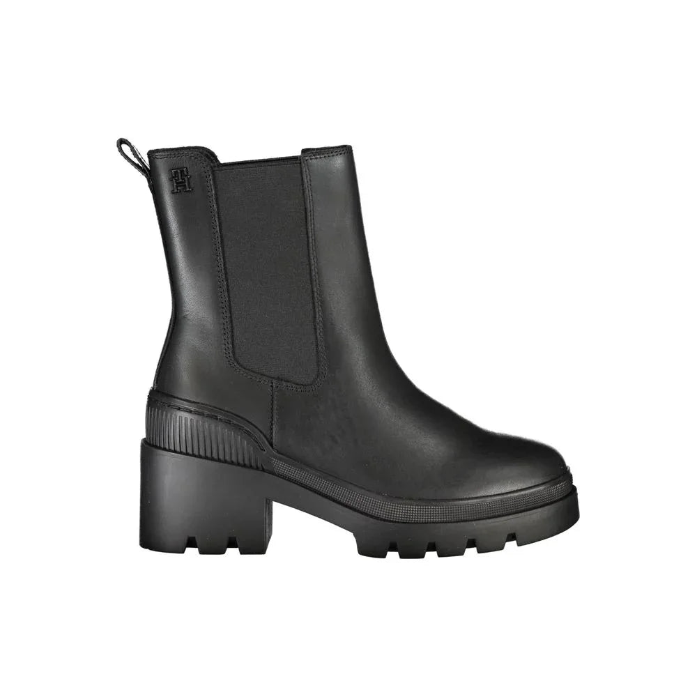 Tommy Hilfiger Black Polyester Boot - Zeiniez