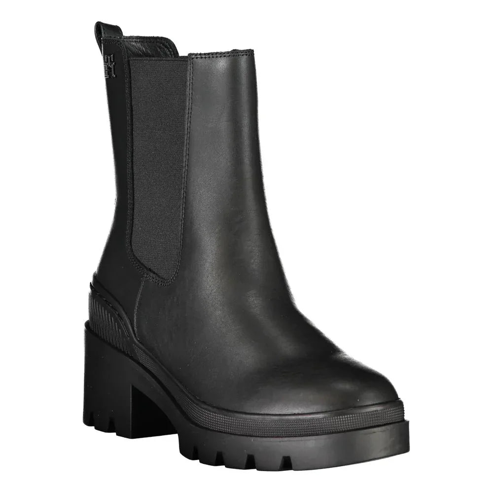 Tommy Hilfiger Black Polyester Boot - Zeiniez